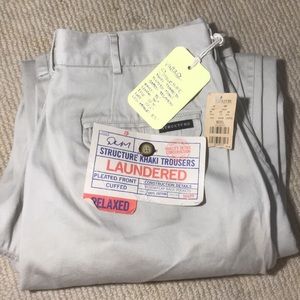 Vintage 80’s Structure Trouser Relaxed Mens Pants